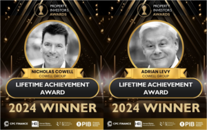 Nicholas Cowell and Adrian Levy Winners of Lifetime Achievement Award at the Property Investors Awards